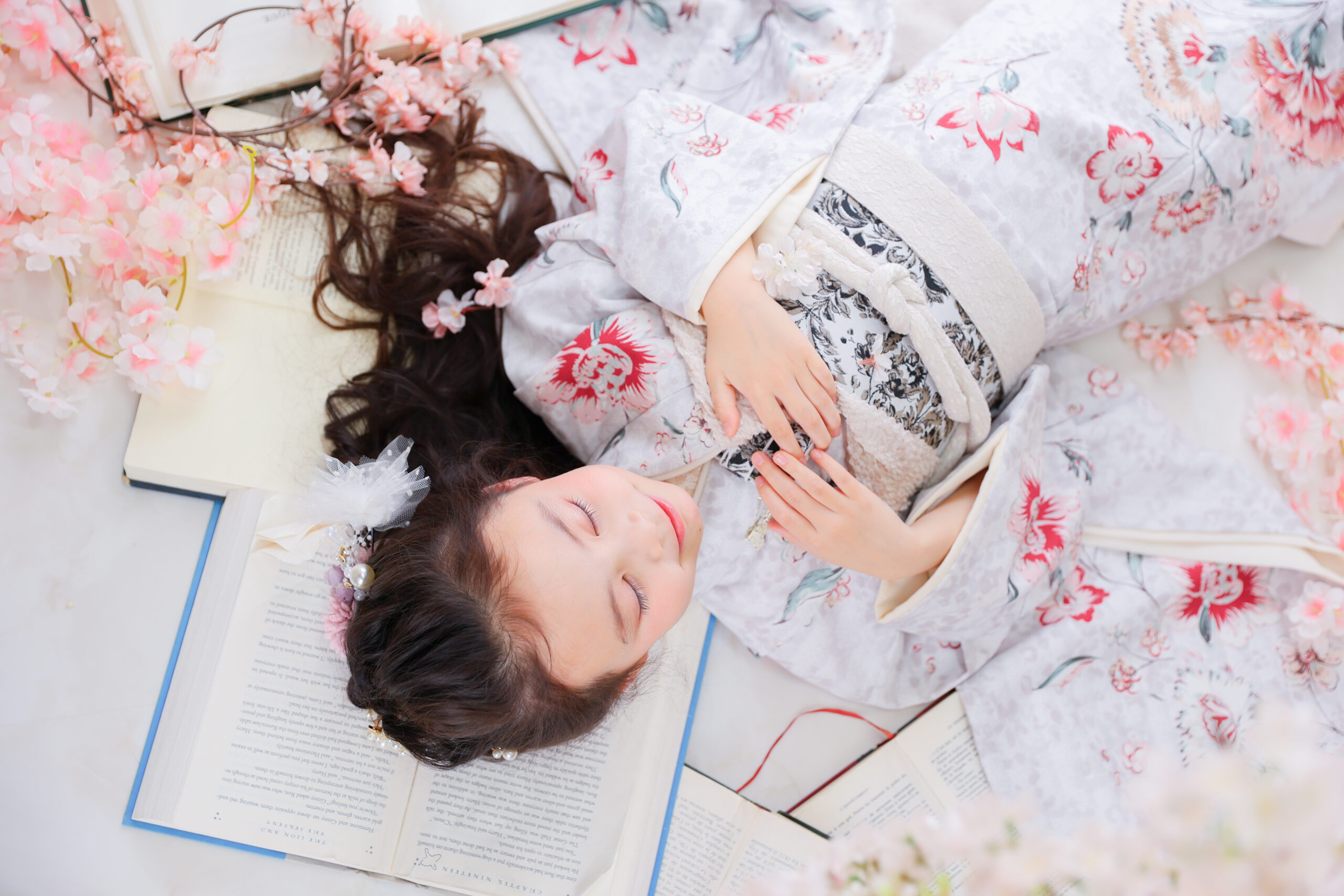 子供の桜の写真